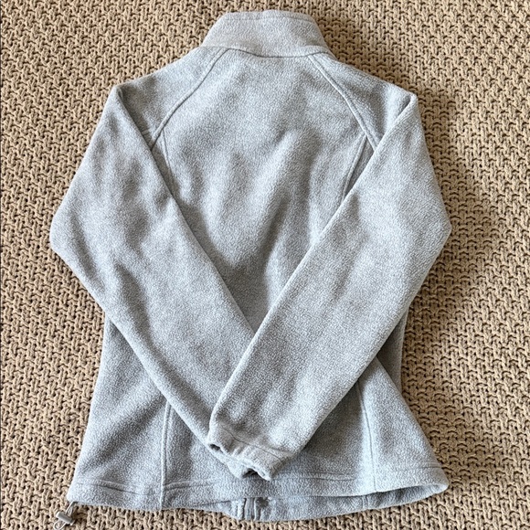 Columbia Light Gray Fleece Jacket - Picture 2 of 4
